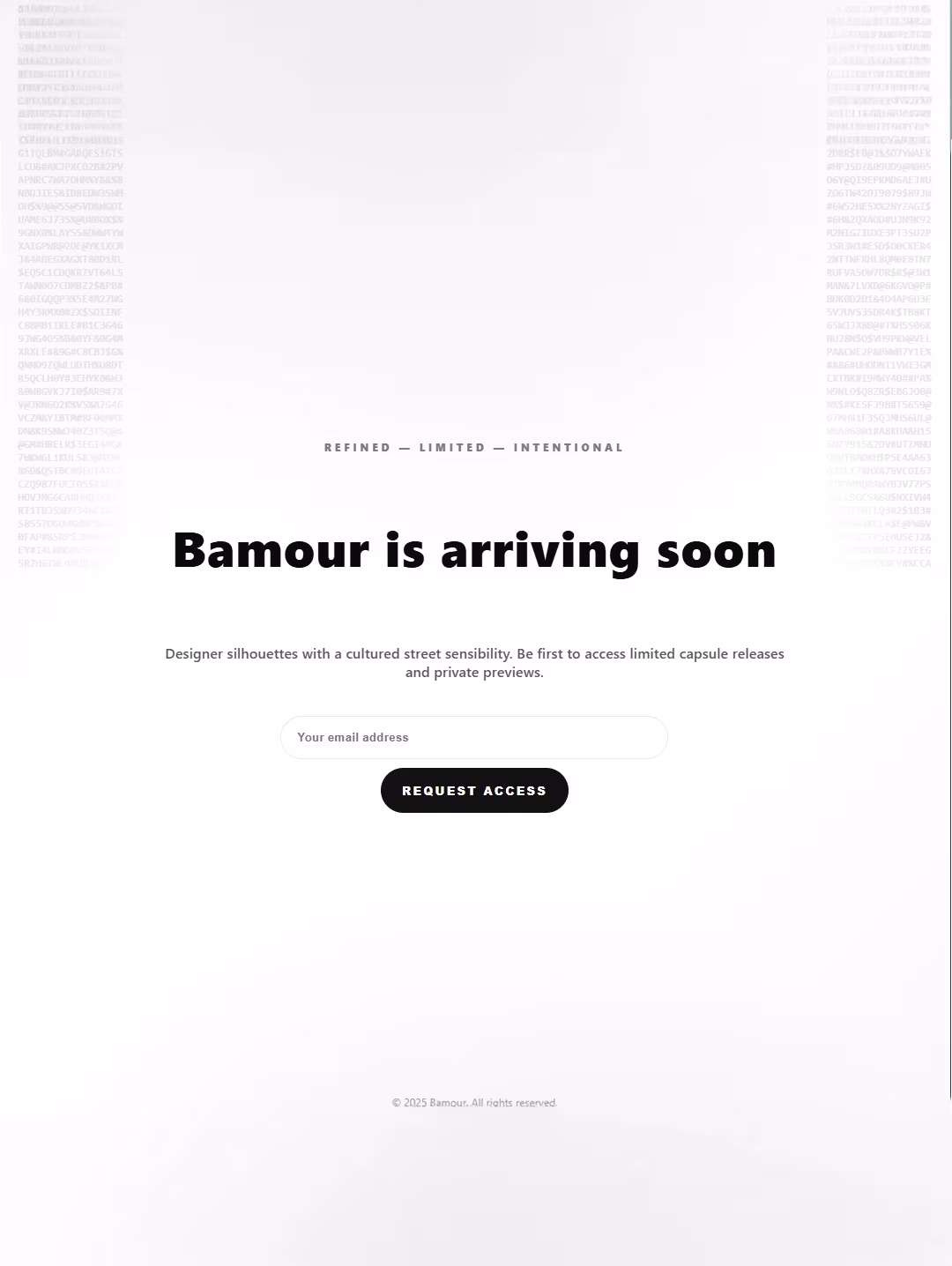 Bamour Designer Drop