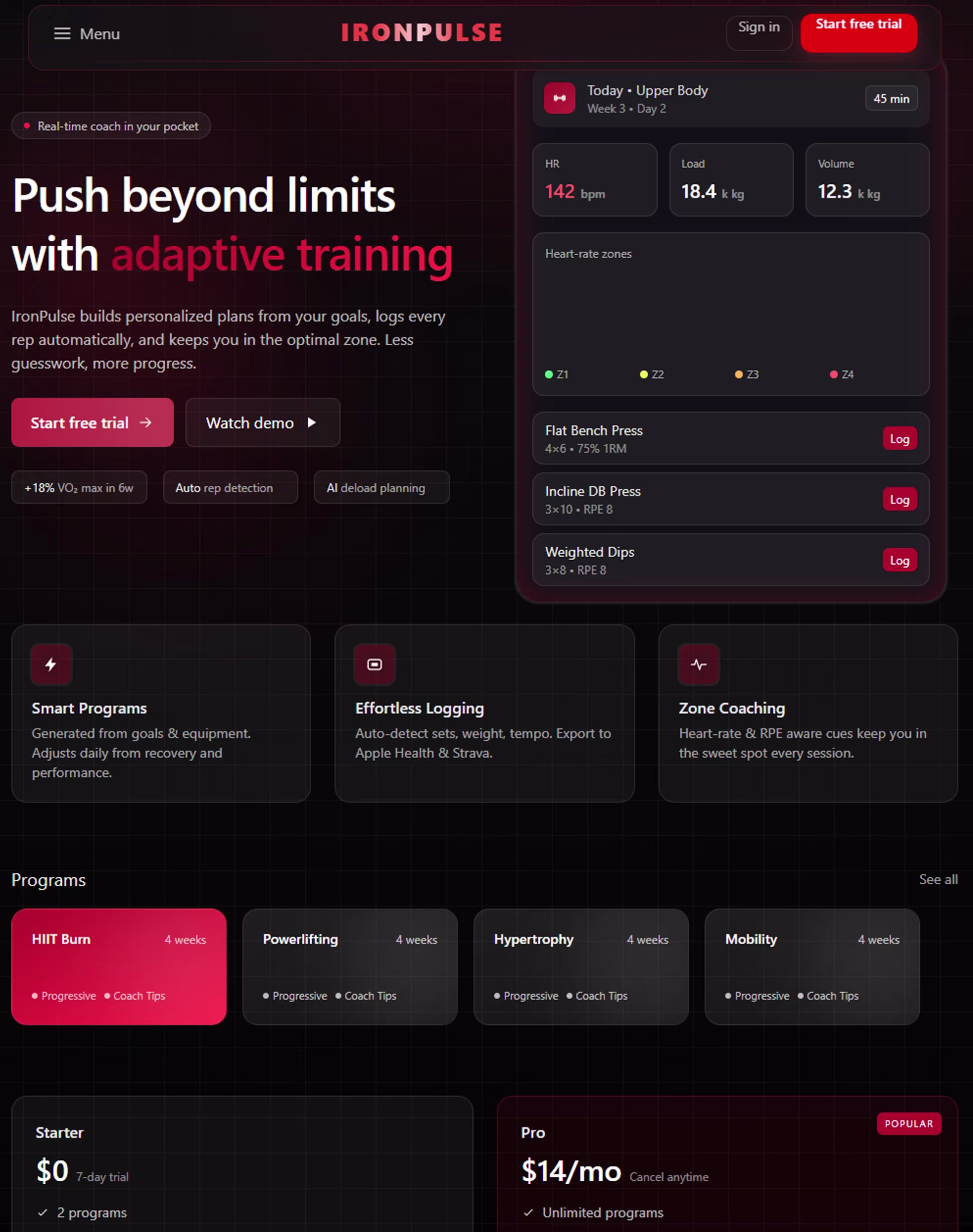Gym Website