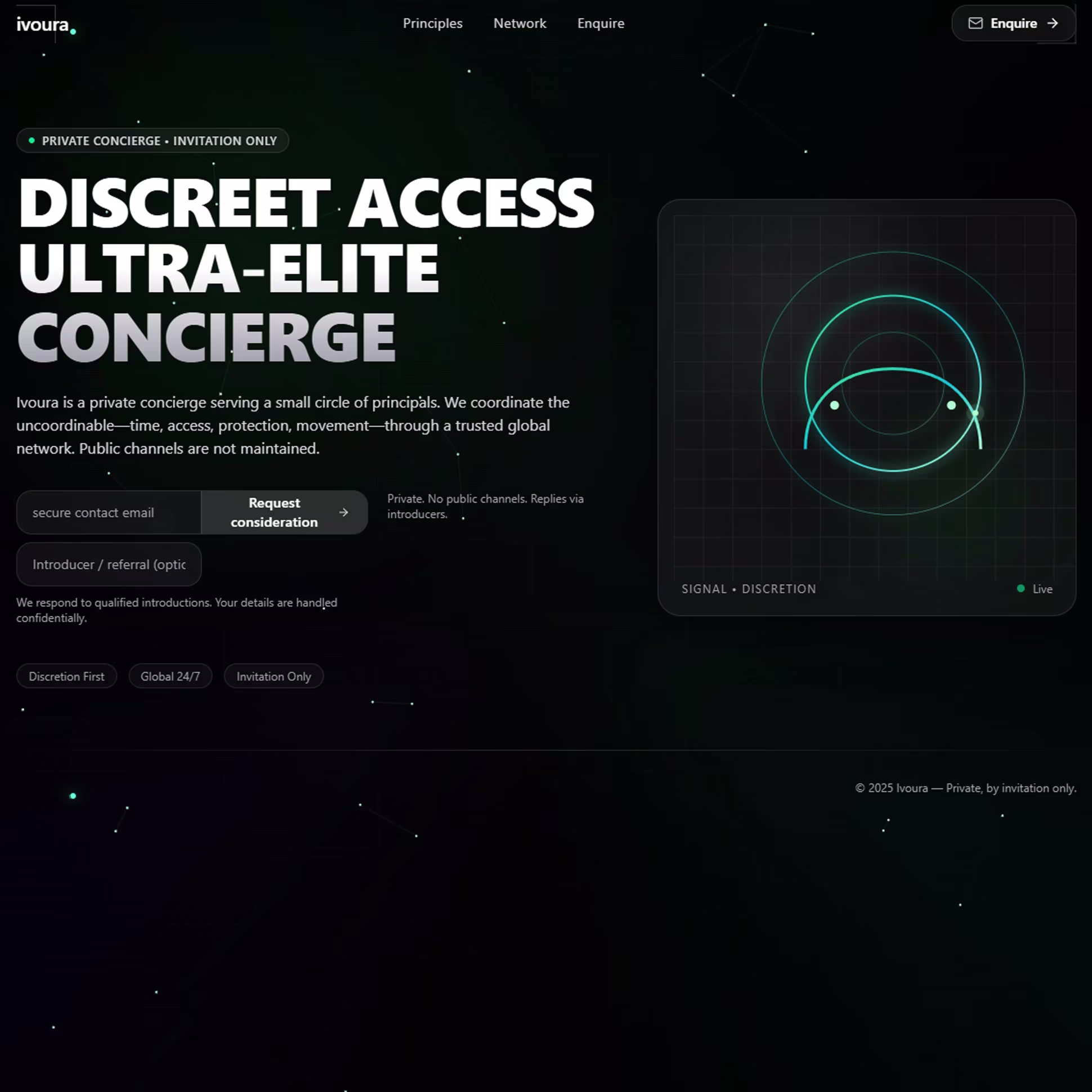 Ivoura Concept Website Under Development